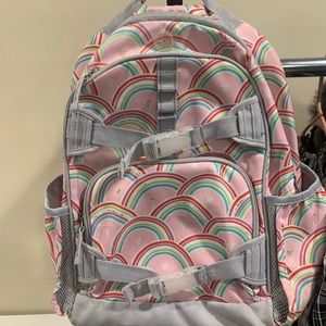 Pottery barn kids girls Mackenzie large backpack and classic lunch box euc